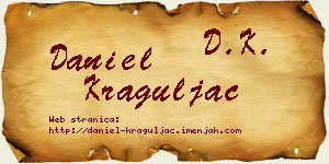 Daniel Kraguljac vizit kartica
